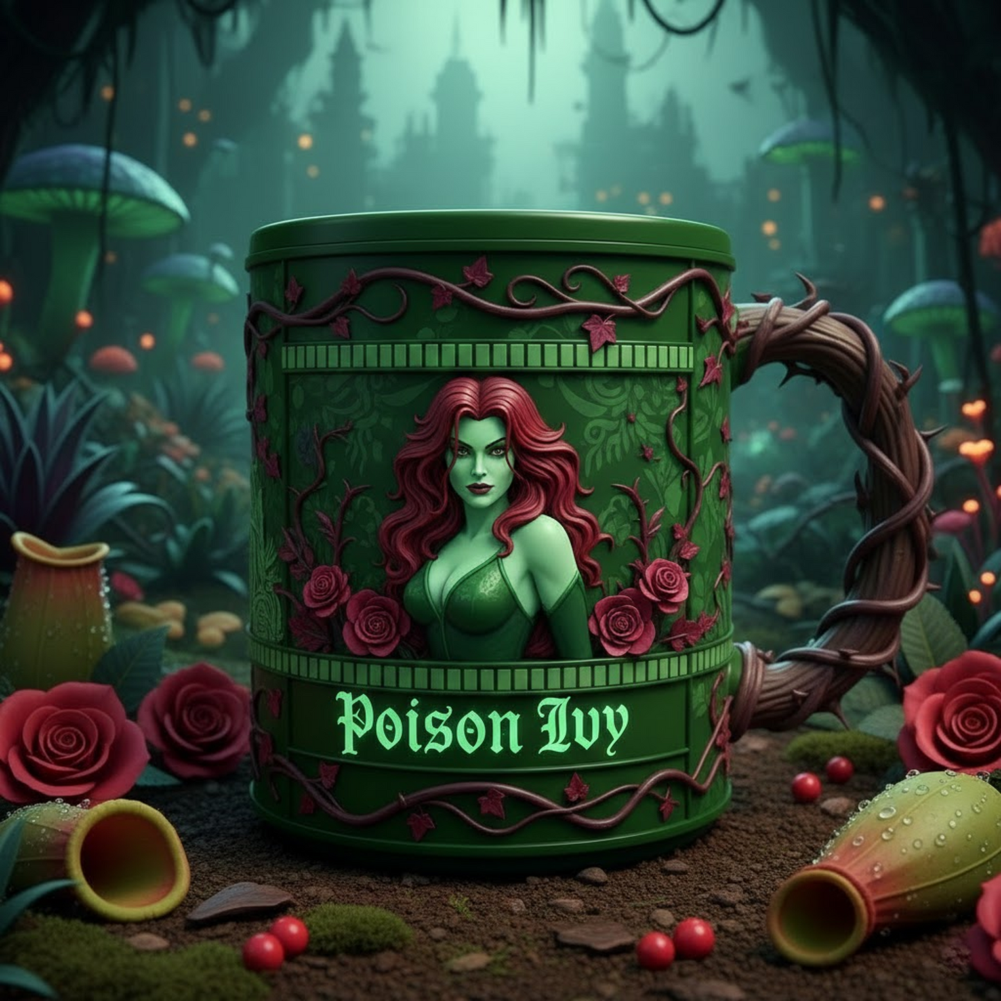 PLV X Mug featuring DC Comics legends. NAK NHT