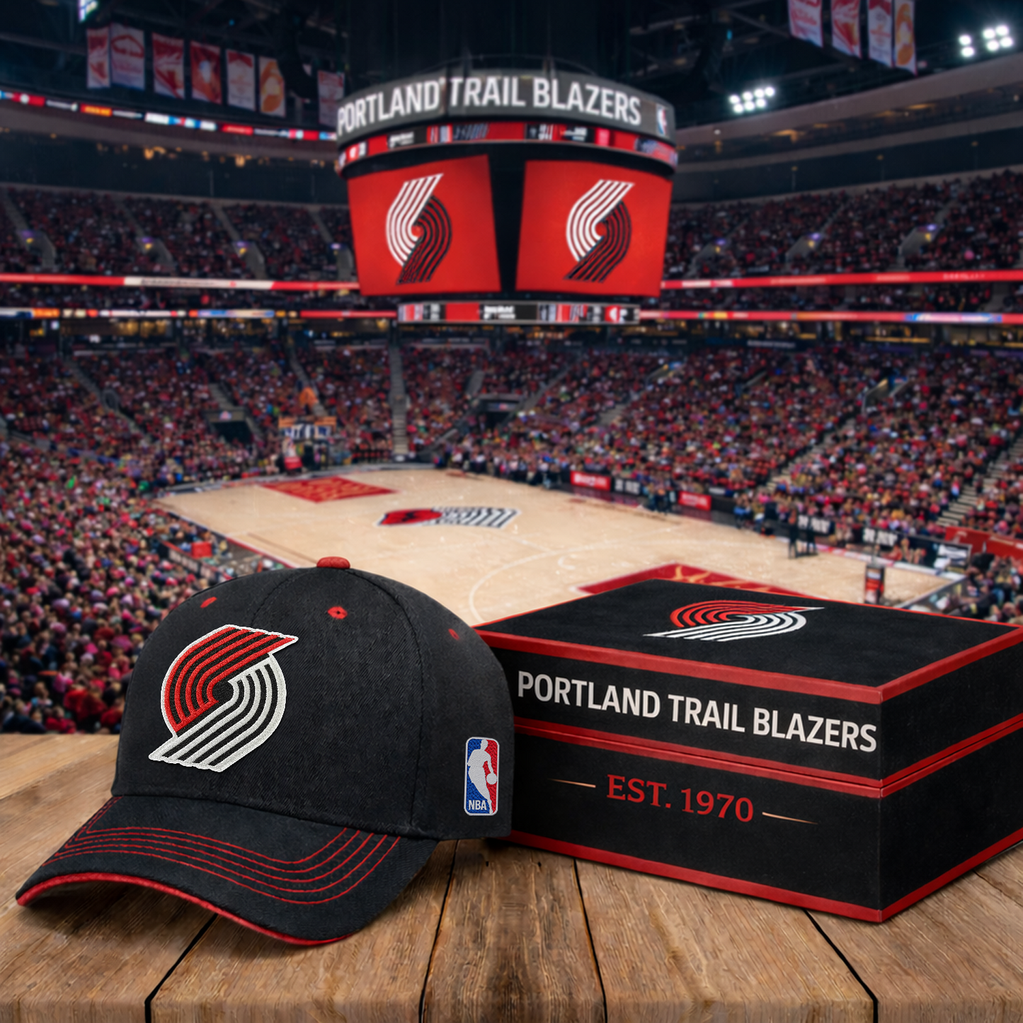 POR x NBA Classic Fan Snapback Hat NAK NHT