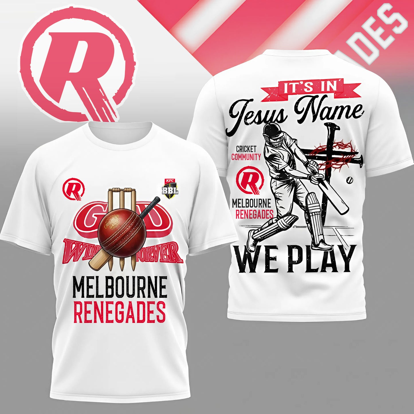 PREMIUM BBL X MR In Jesus Name We Play SHIRT NDT NHM 020426