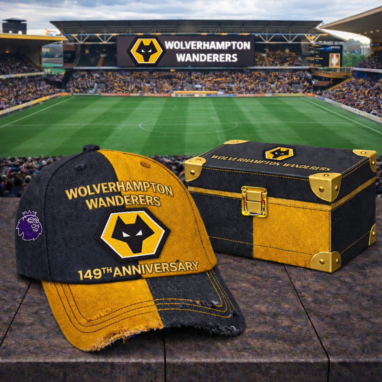 Premium EPL WOL Anniversary Vintage Two-Tone Distressed Cap V11 NMD TTV