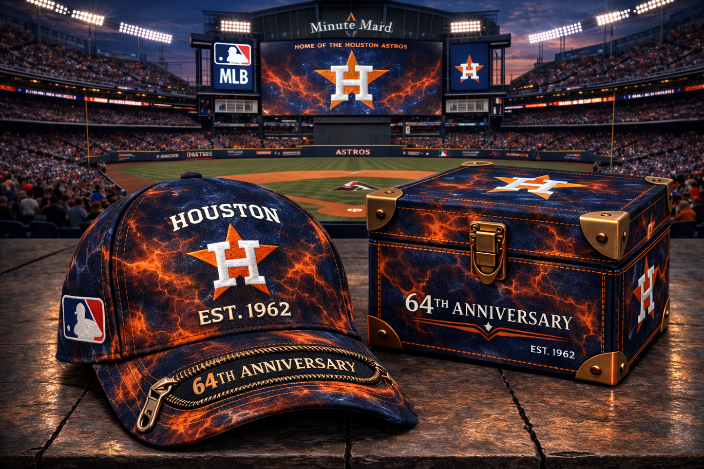 Premium MLB HA Anniversary Tie-Dye Heritage Zipper Cap V9 NMD CTKT