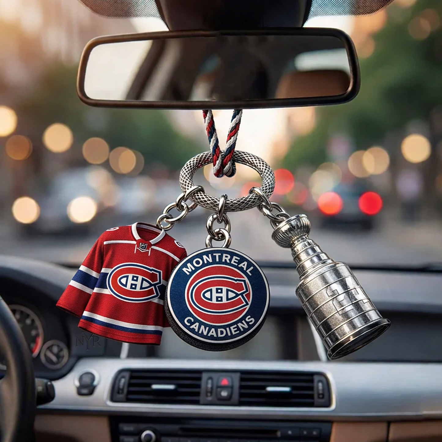 Premium MTL x NHL Custom Jersey Logo Cup Car Charm DATND TANTD 250326