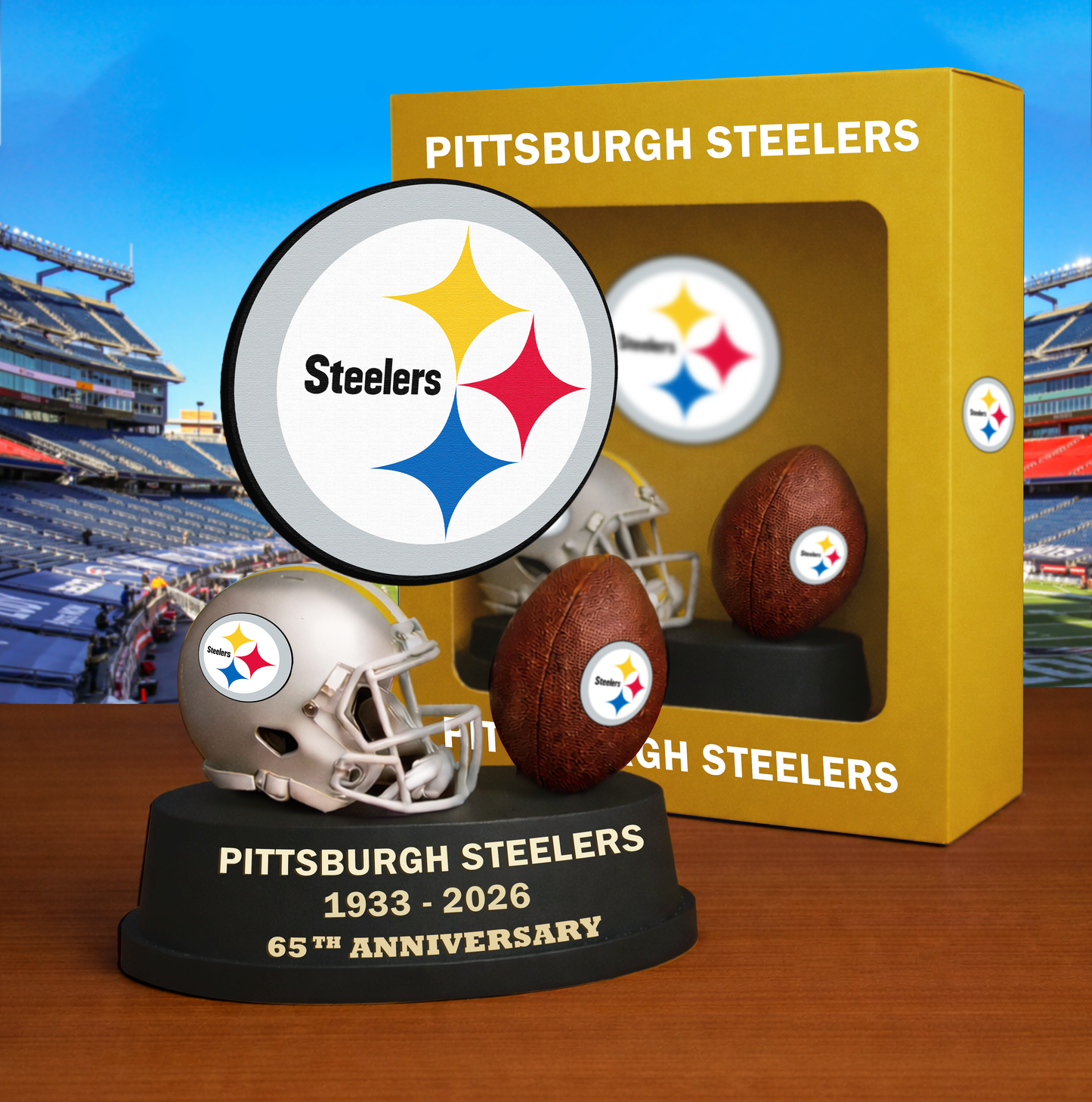 PREMIUM NFL  X PIT Helmet & Ball Showcase  NAK VHM 280226