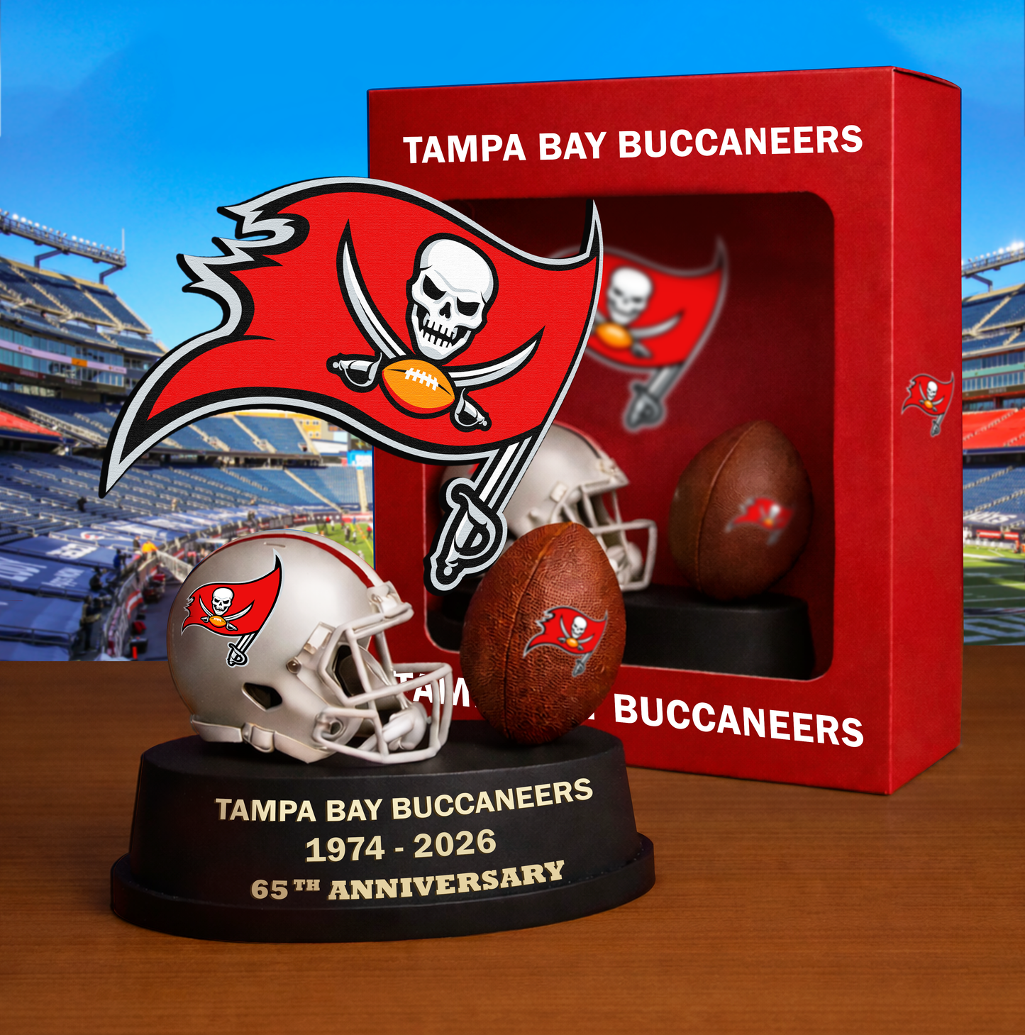 PREMIUM NFL  X TBB Helmet & Ball Showcase  NAK VHM 280226