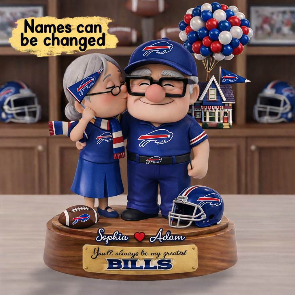 Premium NFL BB x Ups Personalized Couple Name Acrylic Plaque V1 NMD CTKT