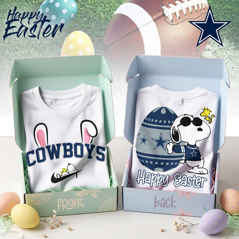 Premium NFL DAL Happy Snoopy Easter T-shirt V1 NMD TTV