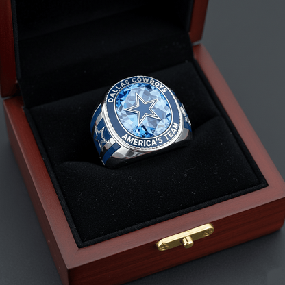 Premium NFL DAL Legacy Crystal Ring V2 NMD TTV