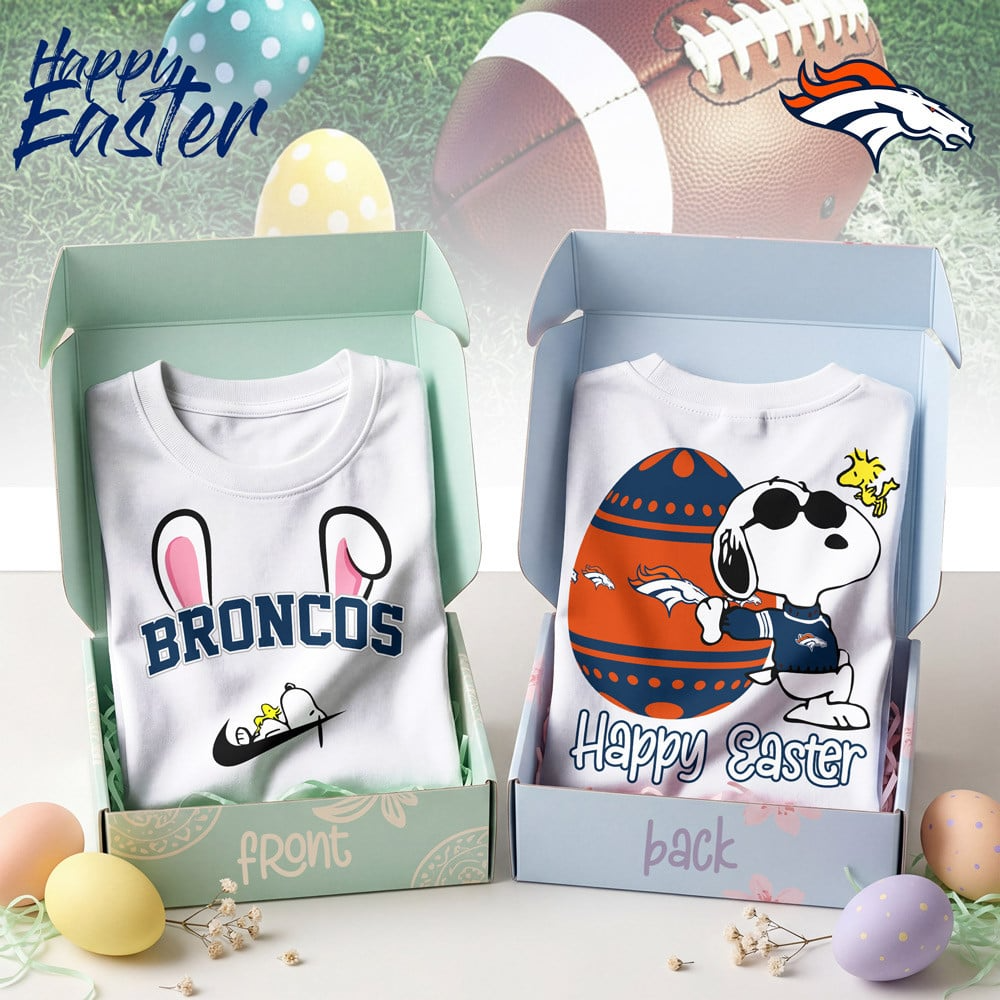 Premium NFL DEN Happy Snoopy Easter T-shirt V1 NMD TTV