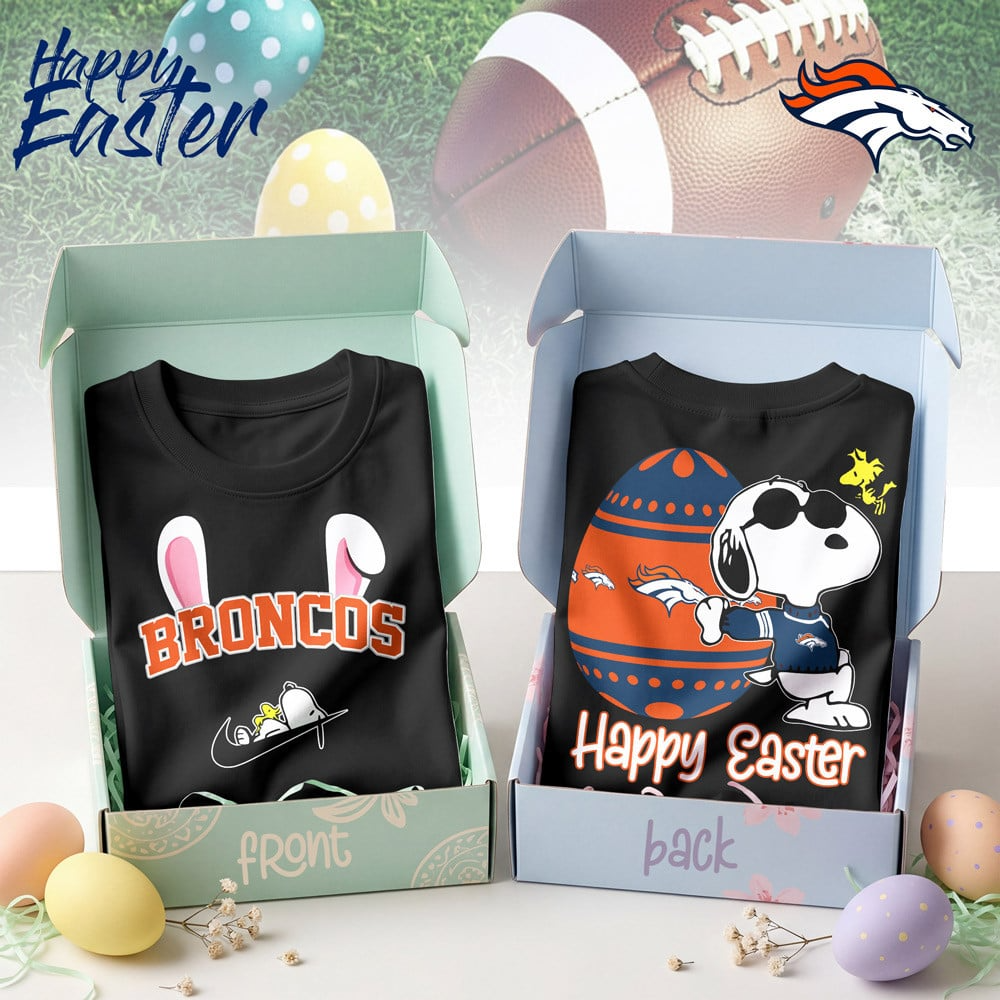 Premium NFL DEN Happy Snoopy Easter T-shirt V1 NMD TTV