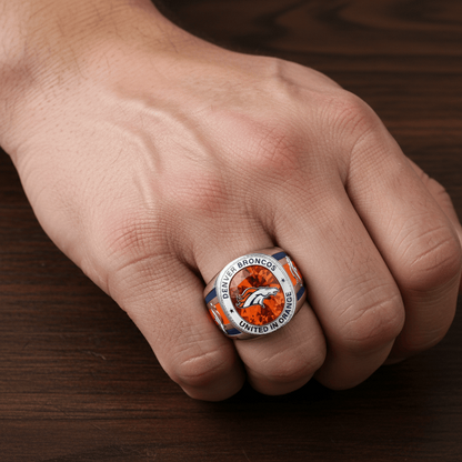 Premium NFL DEN Legacy Crystal Ring V2 NMD TTV