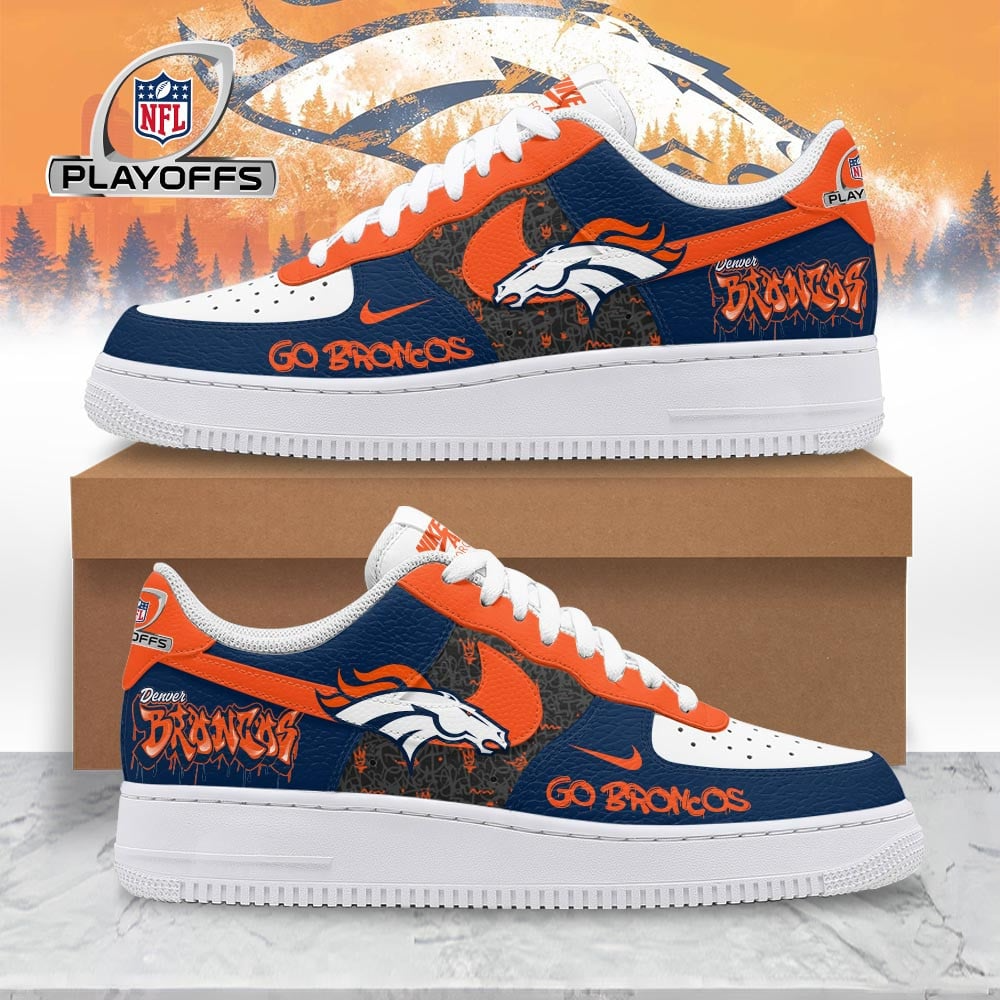 Premium NFL DEN Playoffs 2025-26 AF1 Sneaker V1 NMD TTV