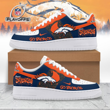Premium NFL DEN Playoffs 2025-26 AF1 Sneaker V1 NMD TTV