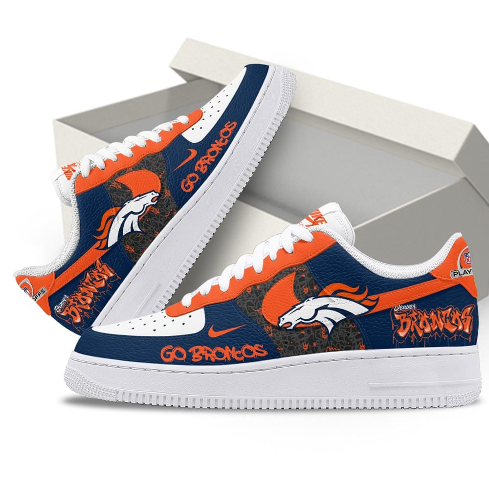 Premium NFL DEN Playoffs 2025-26 AF1 Sneaker V1 NMD TTV