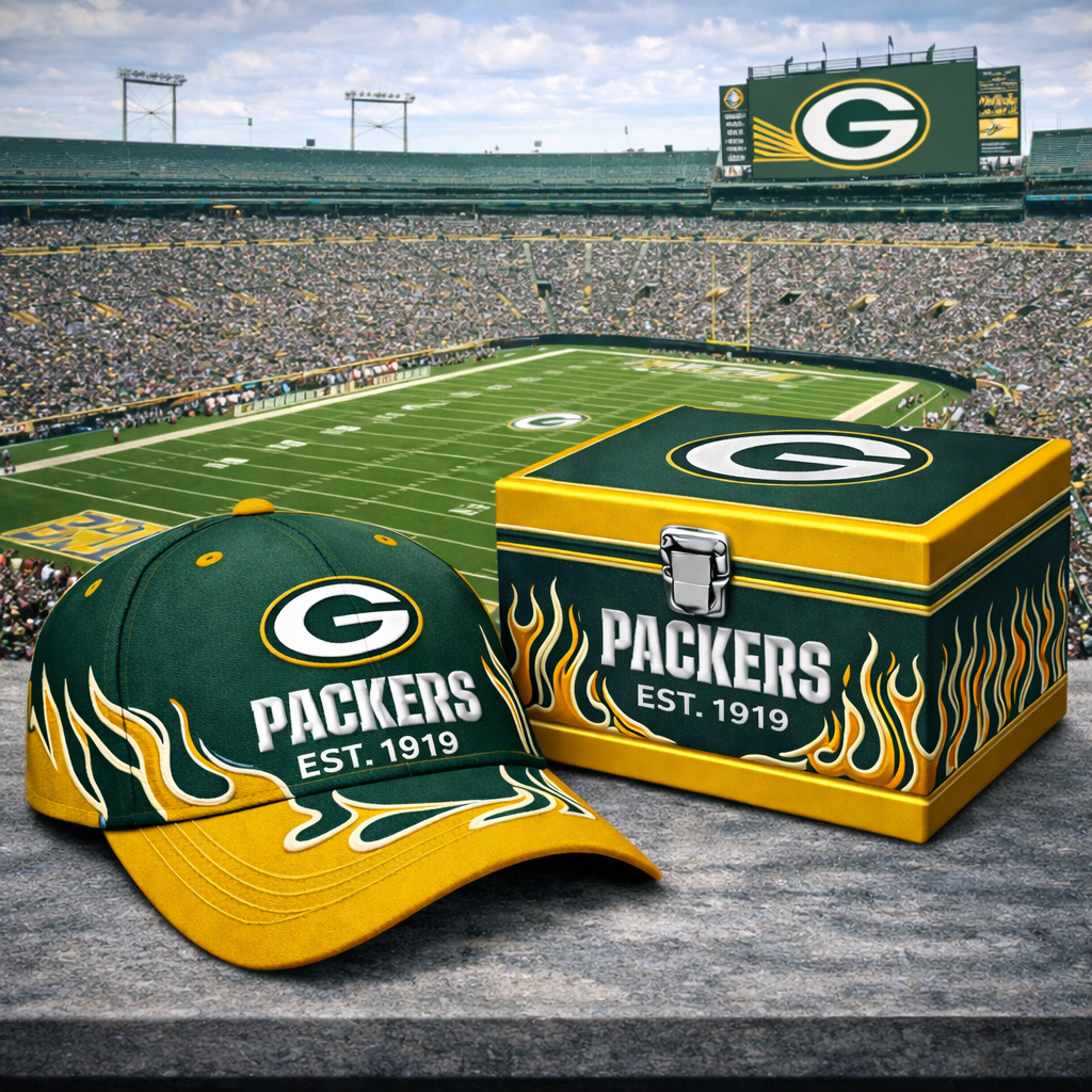 Premium NFL GBP Flame Heritage Vintage Cap V13 NMD CTKT