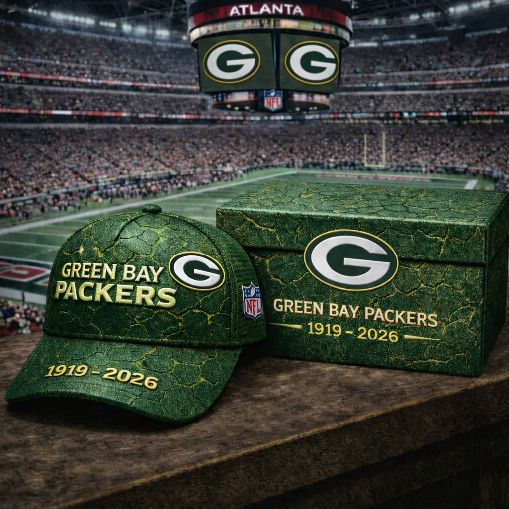 Premium NFL GBP Vintage Crackle Anniversary Hat V6 NMD CTKT