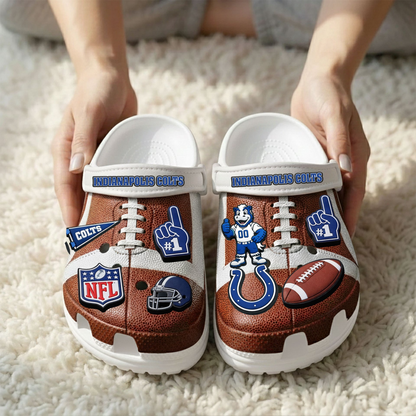 Premium NFL IND Clogs With Charms V1 NMD TTV