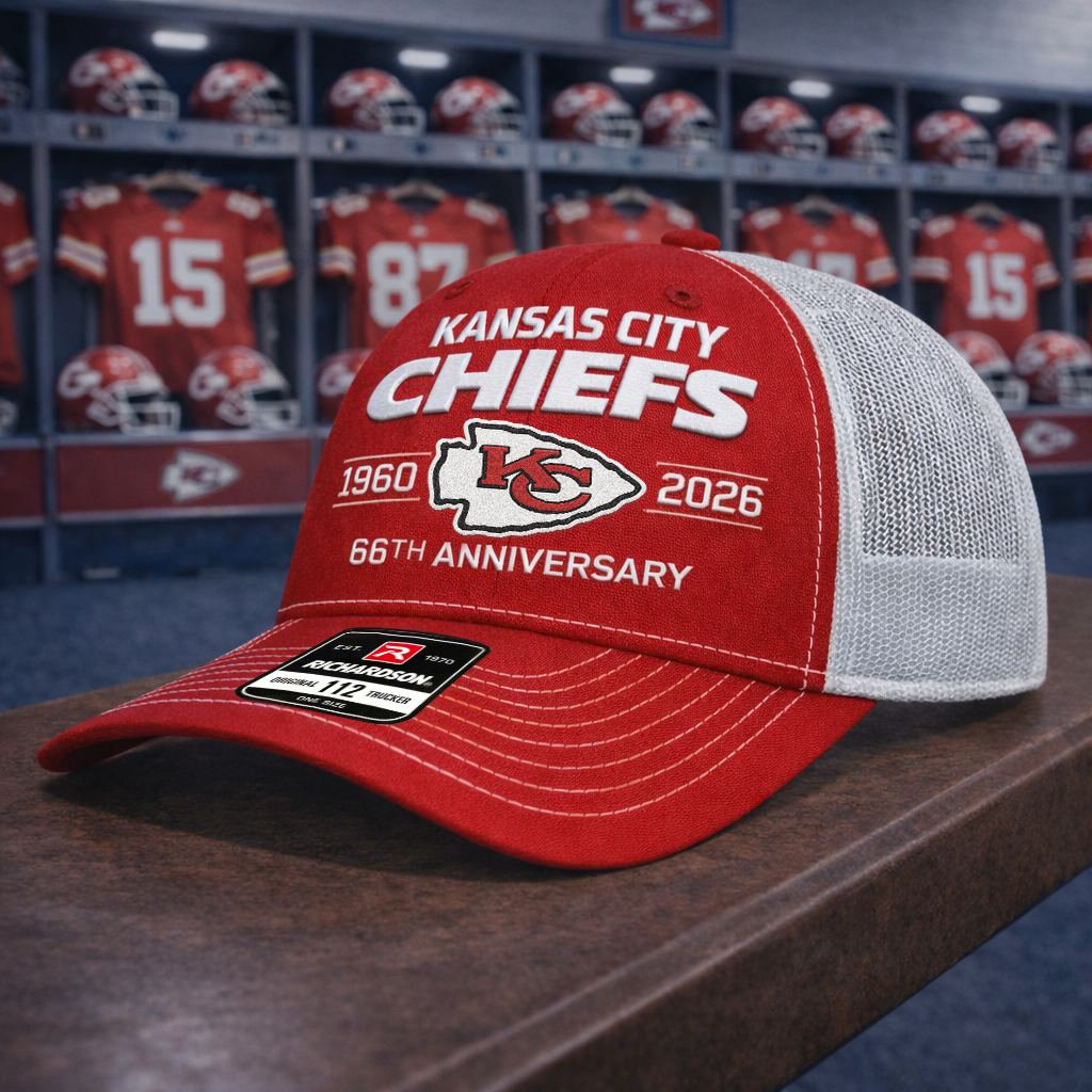 Premium NFL KC Anniversary Trucker Hats V2 NMD 260226 TTV