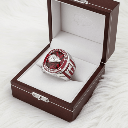 Premium NFL KC Legacy Crystal Ring V2 NMD TTV