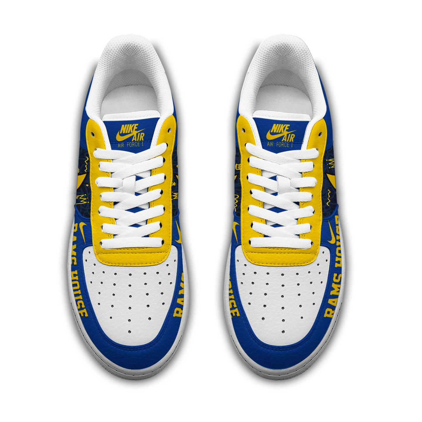 Premium NFL LAR Playoffs 2025-26 AF1 Sneaker V1 NMD TTV