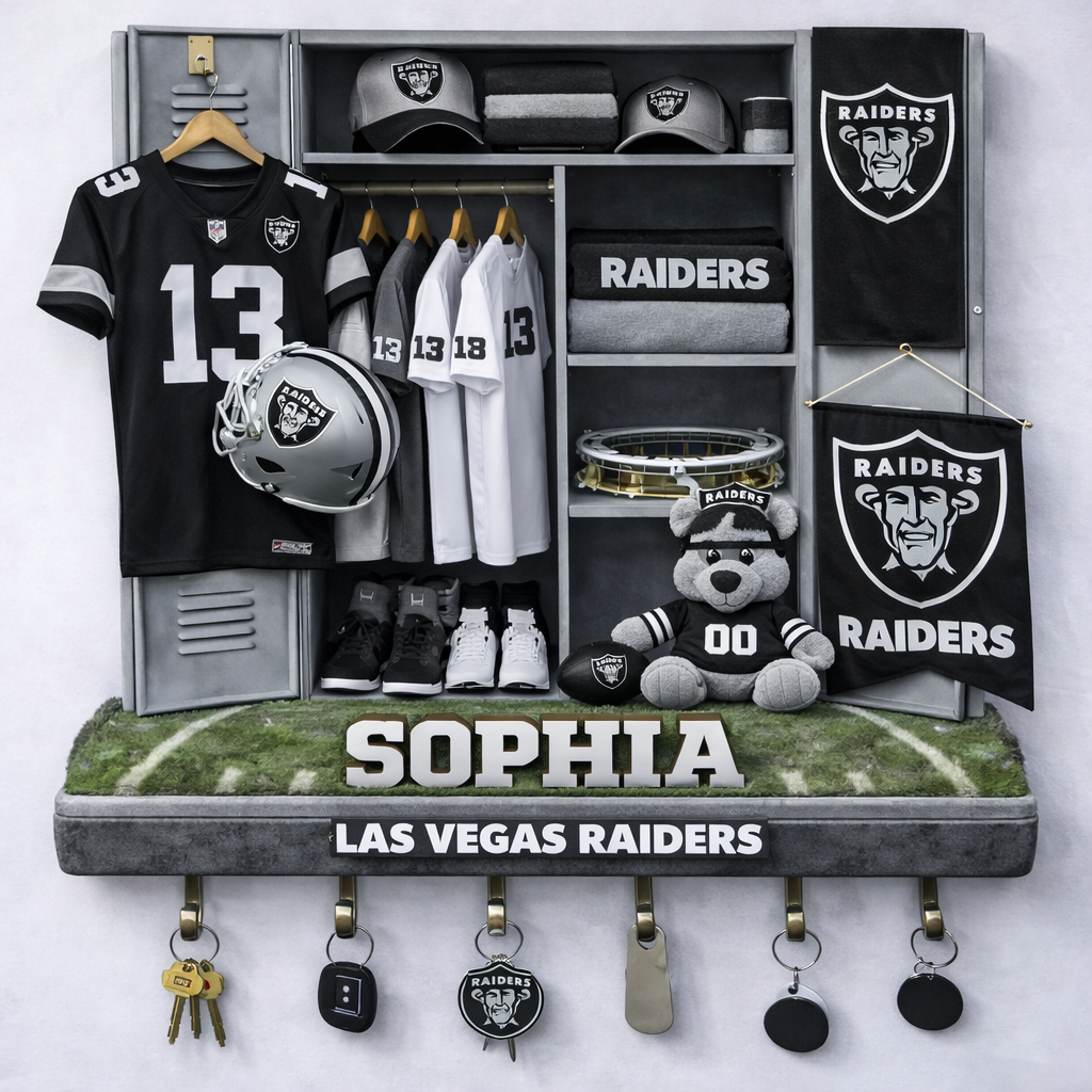Premium NFL LV Locker Key Holder V2 NMD TTV