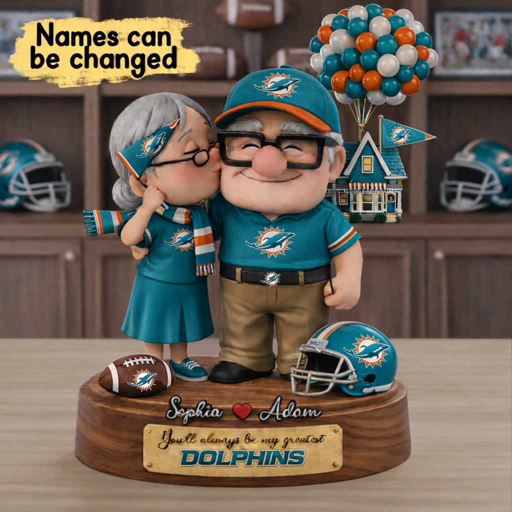 Premium NFL MD x Ups Personalized Couple Name Acrylic Plaque V1 NMD CTKT