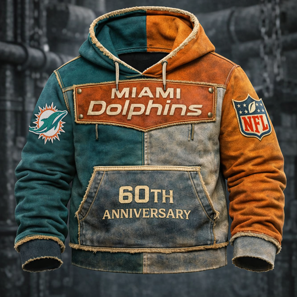Premium NFL MIA Anniversary Vintage Hoodie V1 NMD TTV