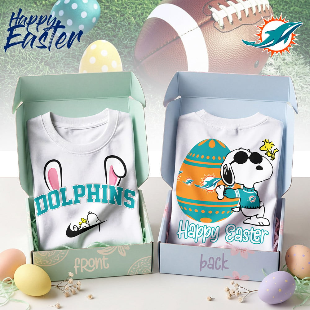 Premium NFL MIA Happy Snoopy Easter T-shirt V1 NMD TTV