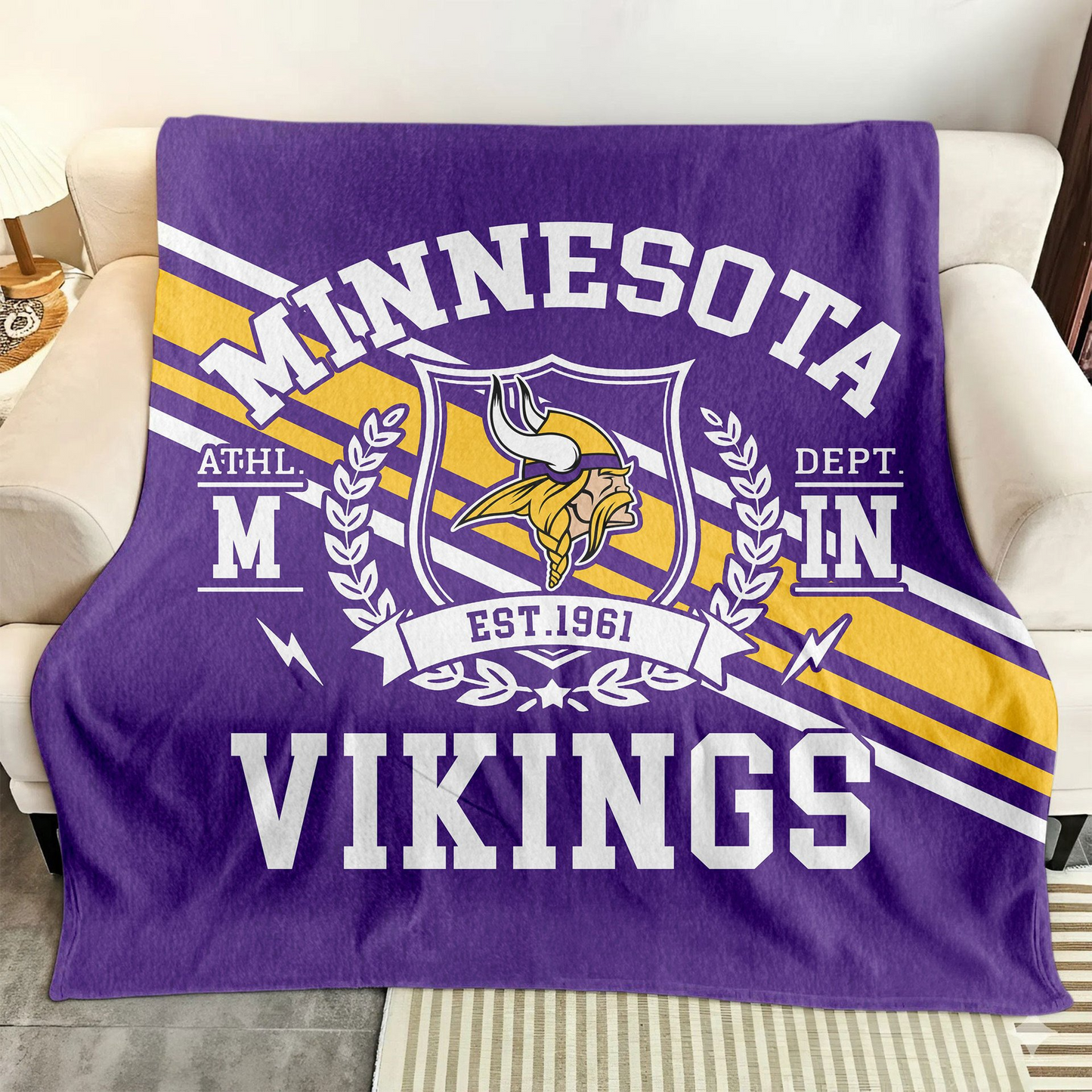 Premium NFL MIN Legacy Fleece Blanket V3 NMD TTV