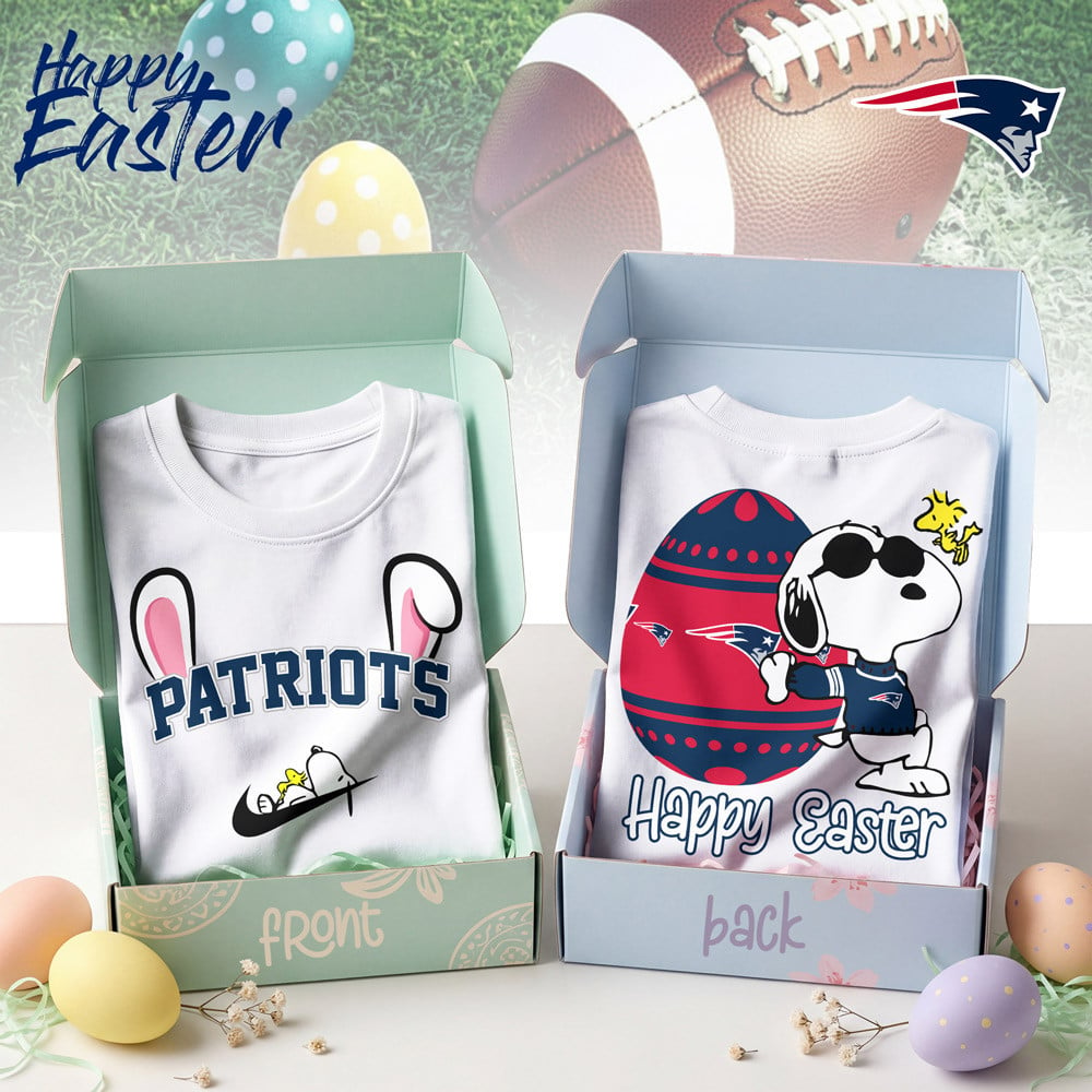 Premium NFL NE Happy Snoopy Easter T-shirt V1 NMD TTV