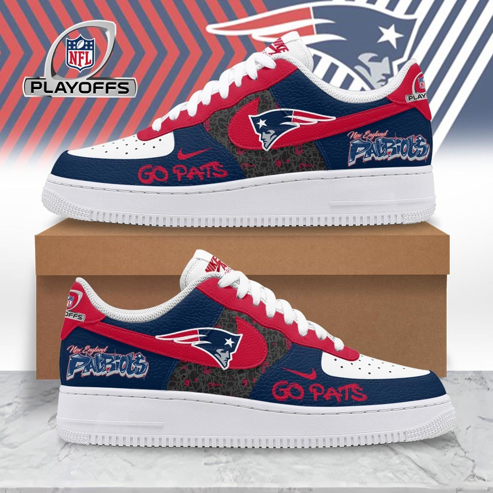 Premium NFL NE Playoffs 2025-26 AF1 Sneaker V1 NMD TTV