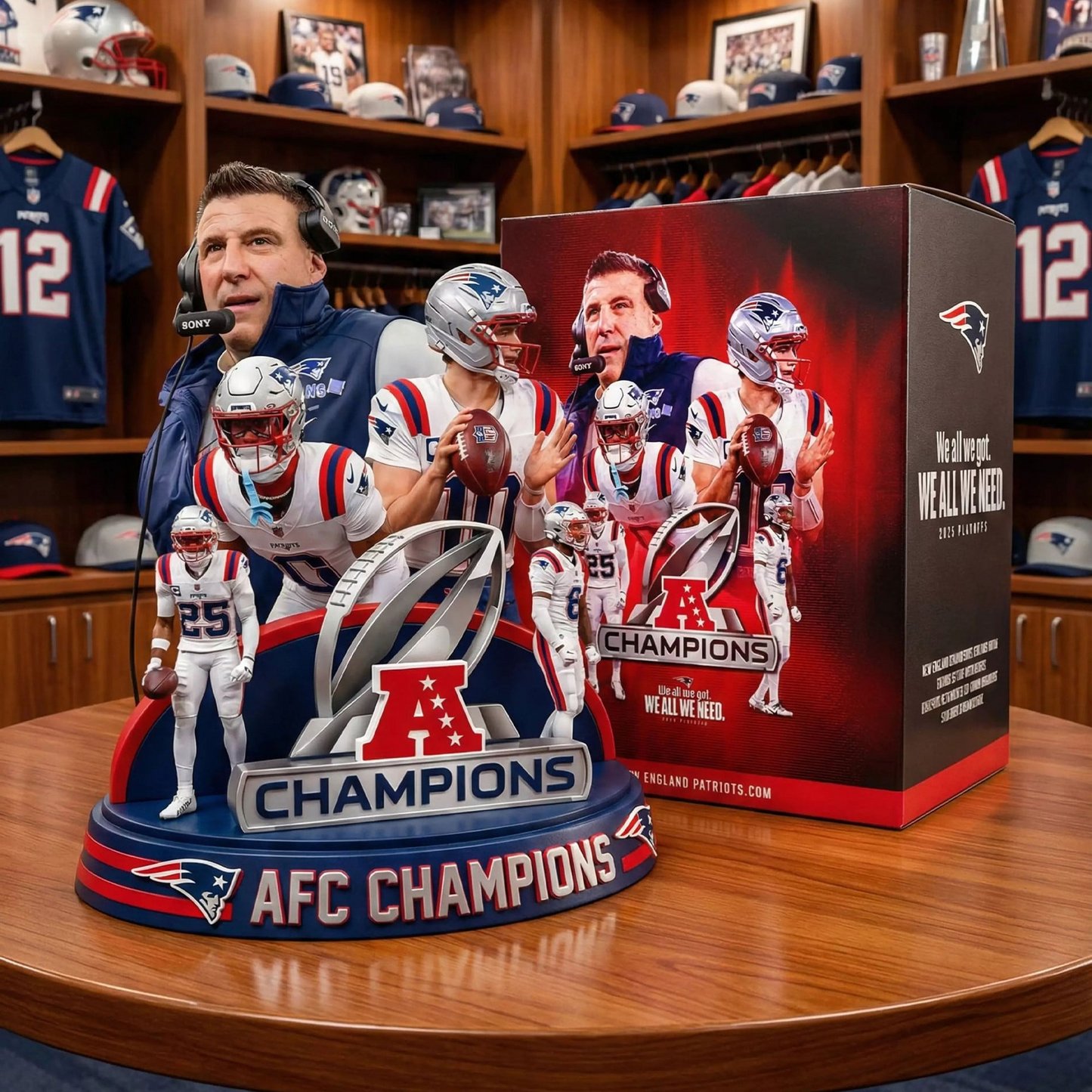 Premium NFL NEP Champions Acrylic Plaque V1 NMD TTV
