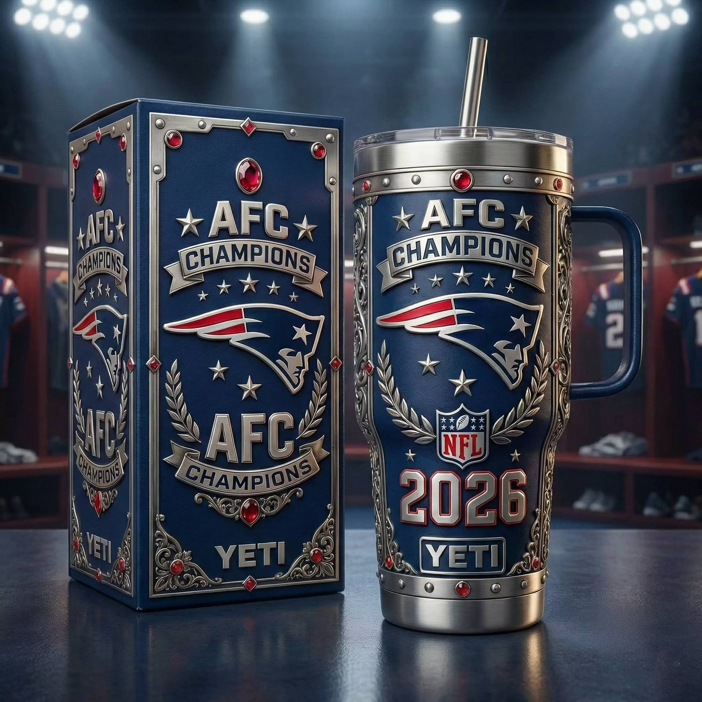Premium NFL NEP Champions HANDLE TUMBLER V3 NMD TTV