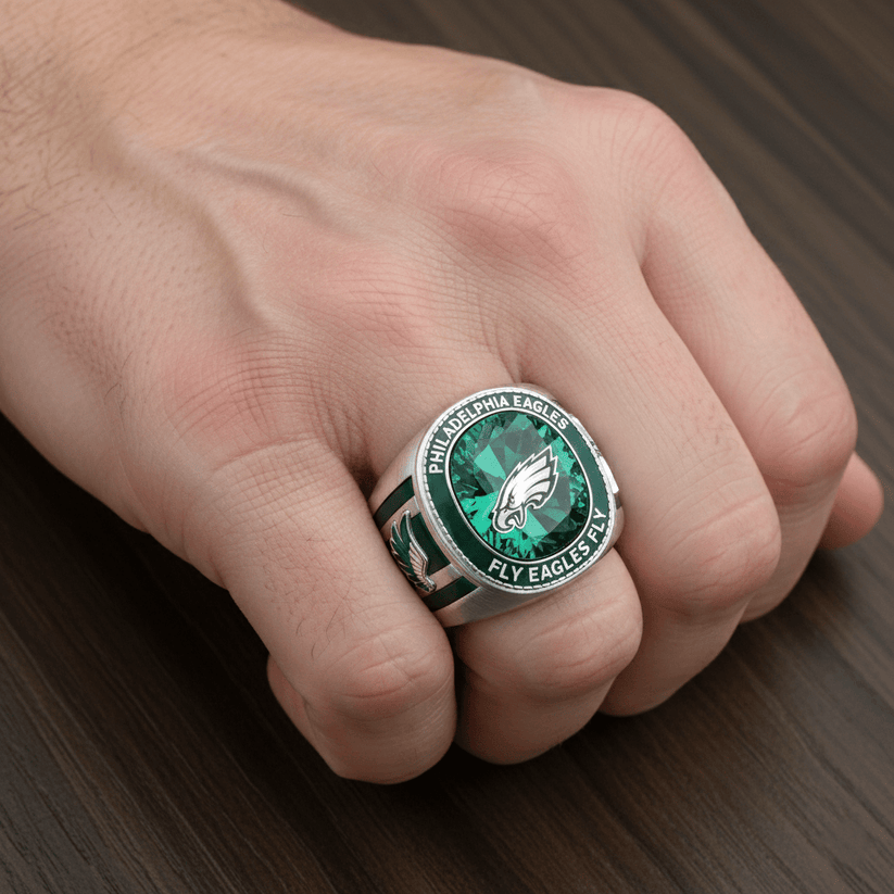 Premium NFL PHI Legacy Crystal Ring V2 NMD TTV