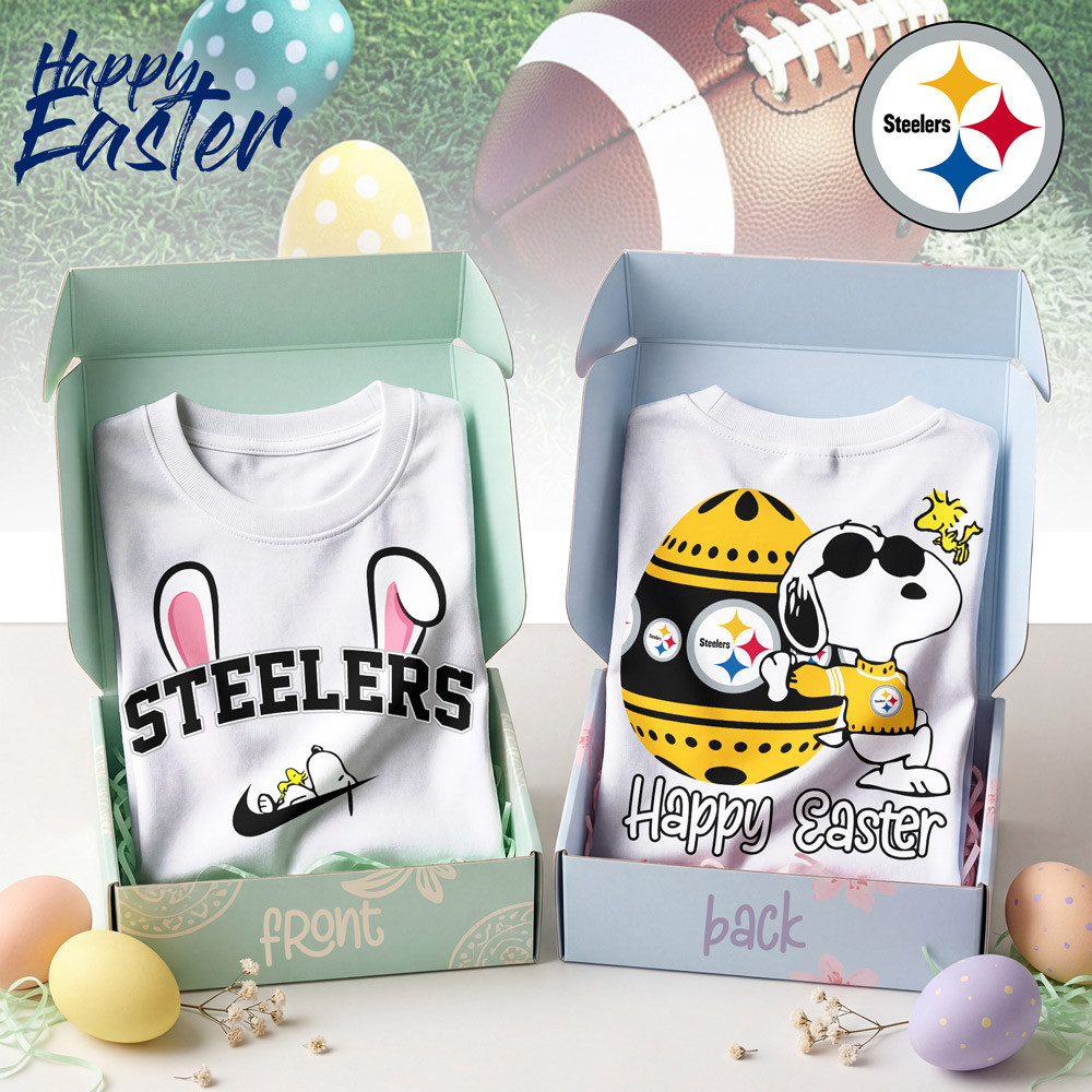 Premium NFL PIT Happy Snoopy Easter T-shirt V1 NMD TTV
