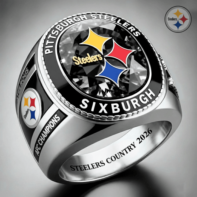 Premium NFL PIT Legacy Crystal Ring V2 NMD TTV
