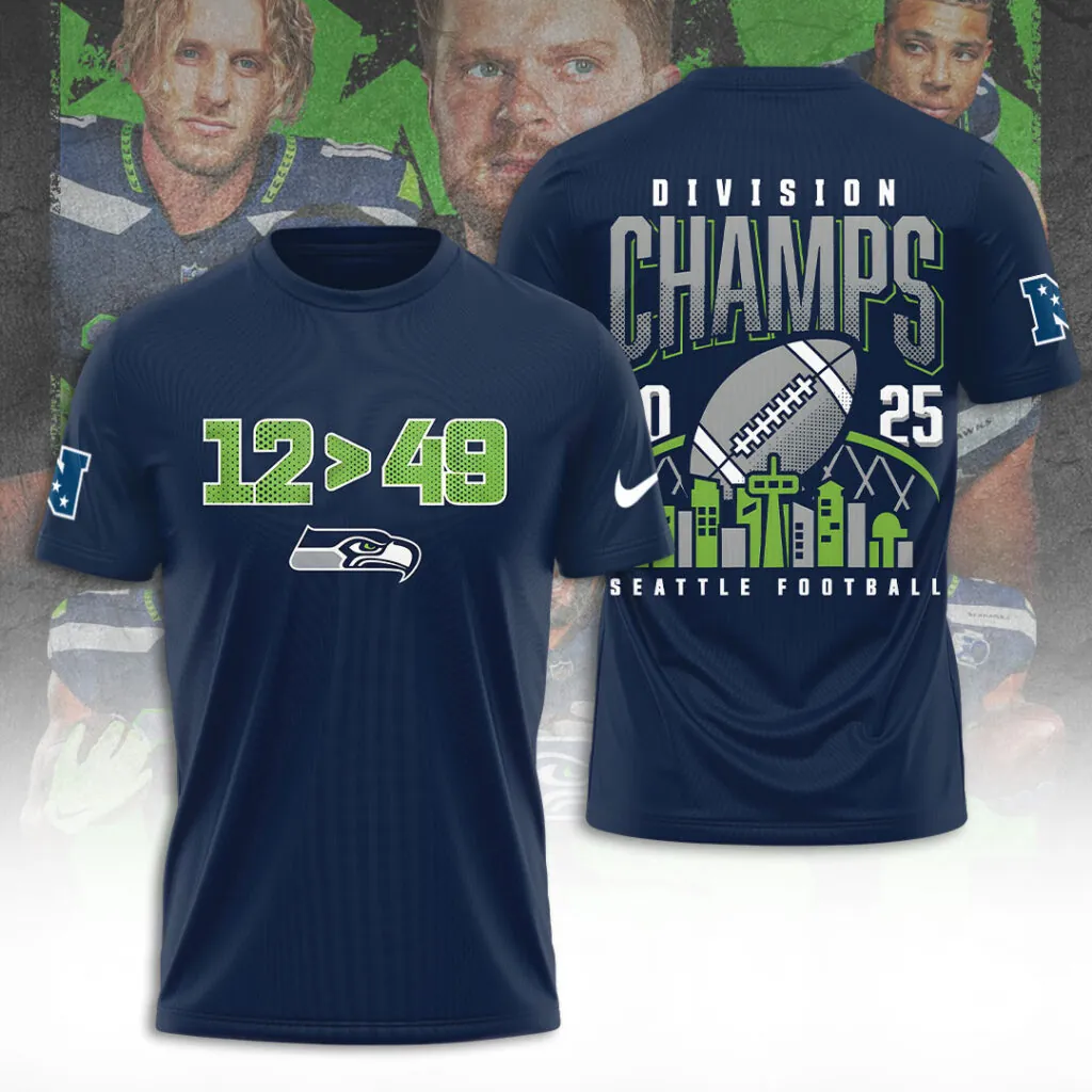 Premium NFL SEA 2025 NFC West Champions Shirt V2 NMD 070125 TTV