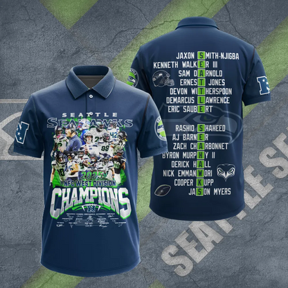 Premium NFL SEA 2025 NFC West Champions Shirt V5 NMD 070125 TTV