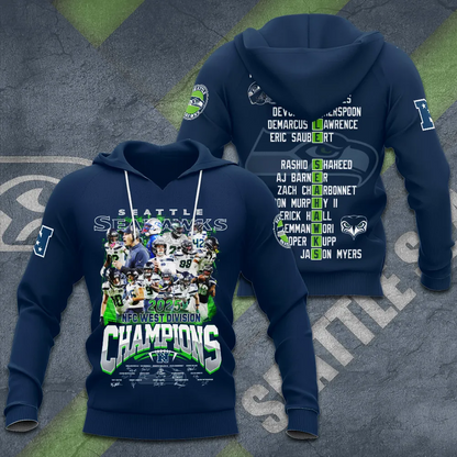 Premium NFL SEA 2025 NFC West Champions Shirt V5 NMD 070125 TTV