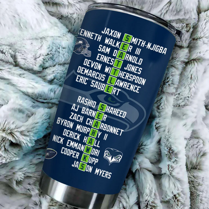 Premium NFL SEA 2025 NFC West Champions Tumbler Cup V2 NMD 070125 TTV