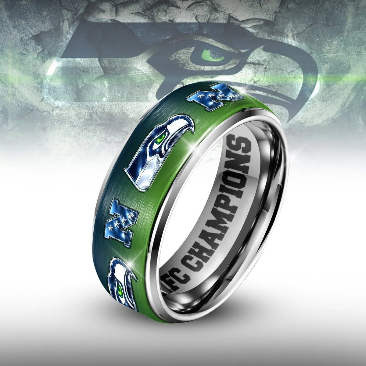 Premium NFL SEA Champions Ring V1 NMD TTV