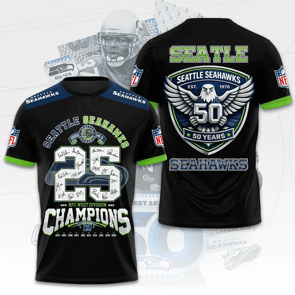 Premium NFL SEA Champions T-Shirt V2 NMD TTV