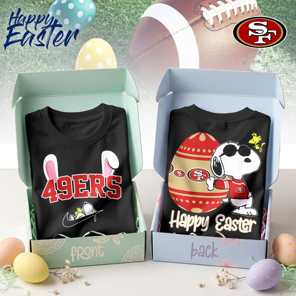 Premium NFL SF Happy Snoopy Easter T-shirt V1 NMD TTV