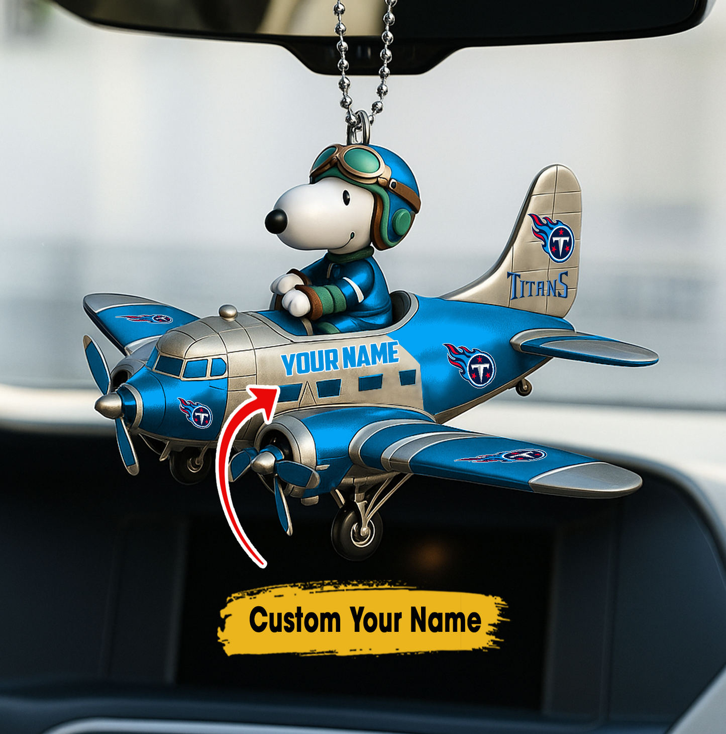 Premium NFL TT x SNP Your Name Car Ornament V2 NAK TTT