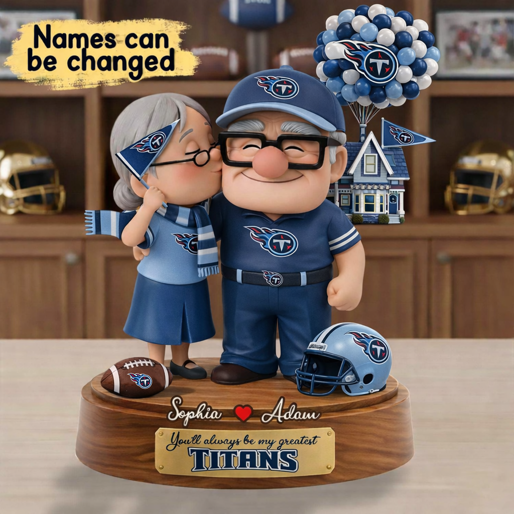 Premium NFL TT x Ups Personalized Couple Name Acrylic Plaque V1 NMD CTKT