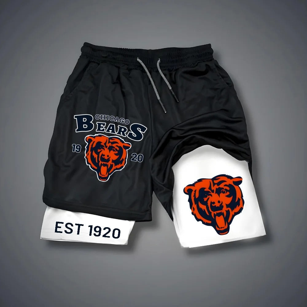 PREMIUM NFL X CHI Multicolored Pure GYM Shorts NDT NHM