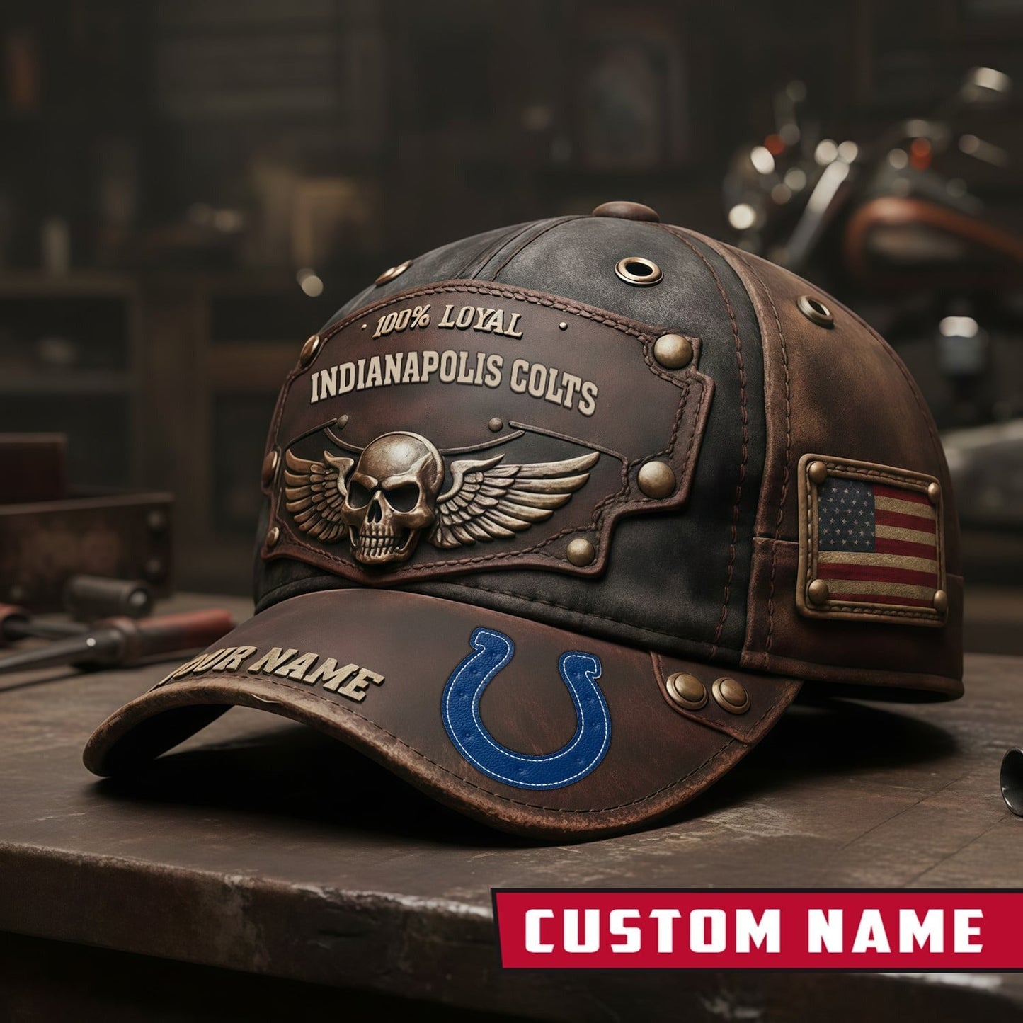 Premium NFL X IND Harley-Davi Vintage Cap NDT NHM