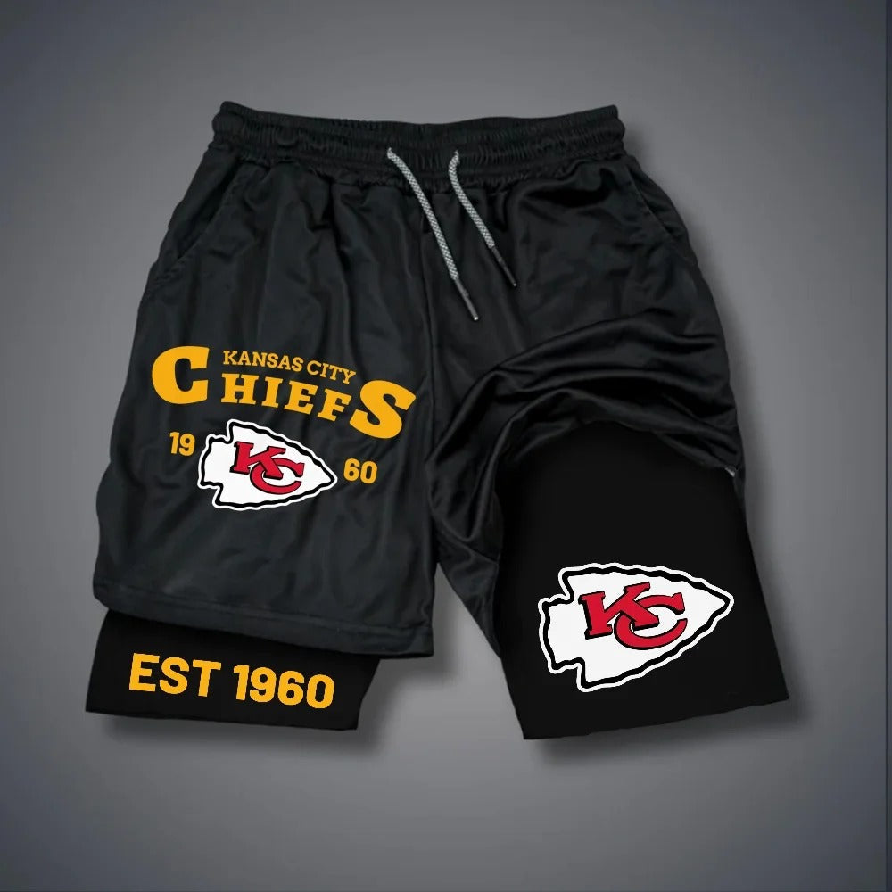 PREMIUM NFL X KCC Multicolored Pure GYM Shorts NDT NHM