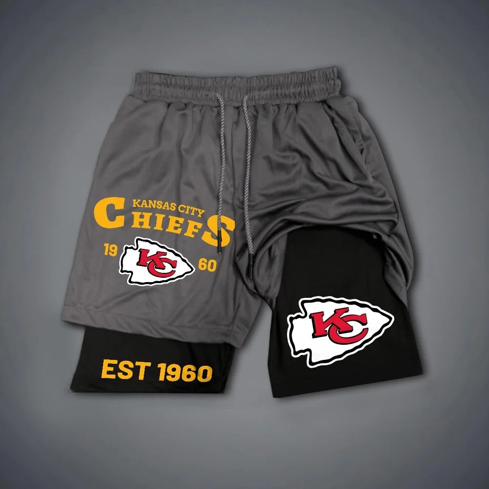 PREMIUM NFL X KCC Multicolored Pure GYM Shorts NDT NHM