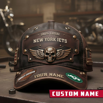 Premium NFL X NYJ Harley-Davi Vintage Cap NDT NHM