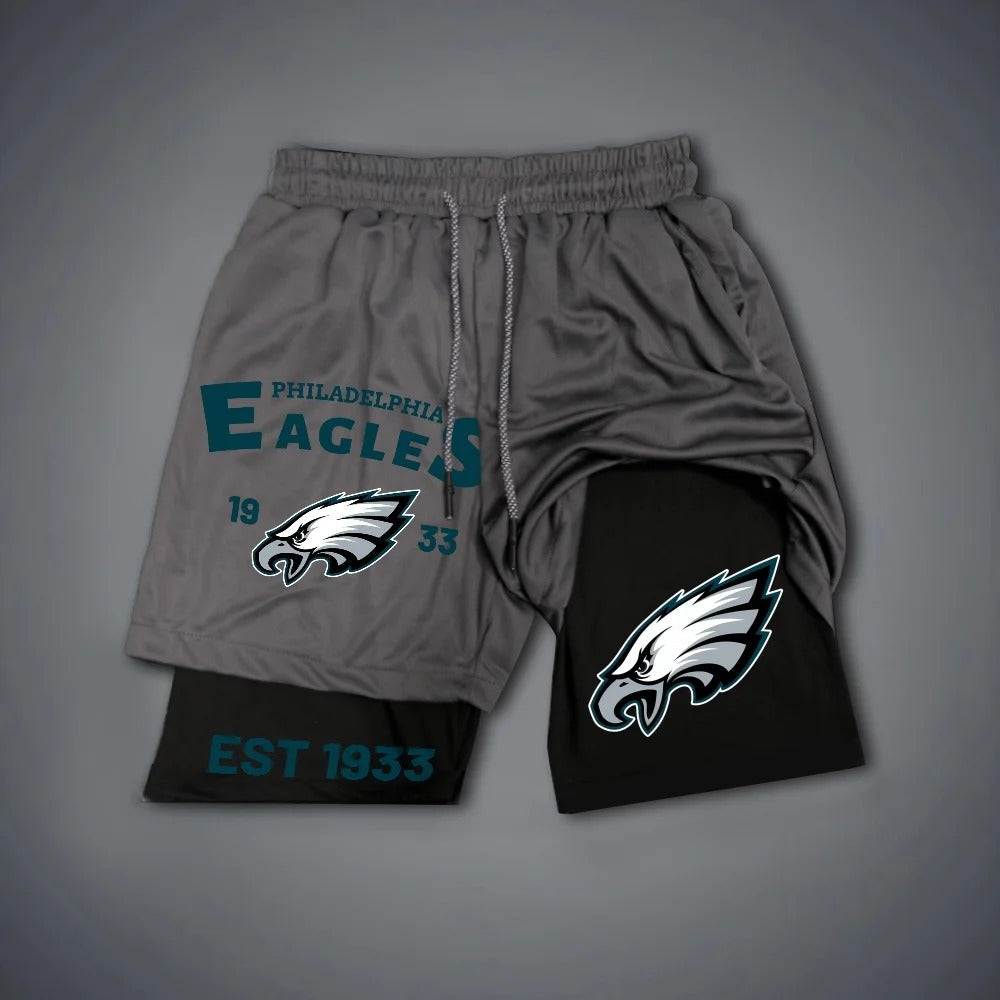 PREMIUM NFL X PHI Multicolored Pure GYM Shorts NDT NHM